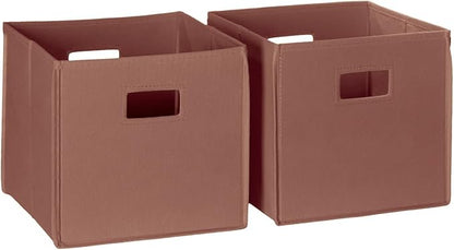 RiverRidge Kids 2pc Fabric Collapsible Storage Cube Organizers by RiverRidgeHome