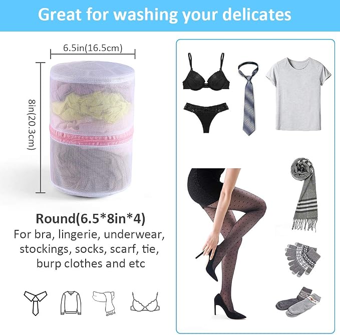 GOGOODA Mesh Laundry Bags for Delicates Durable Protective Wash Bags | Bra Wash - Image 2