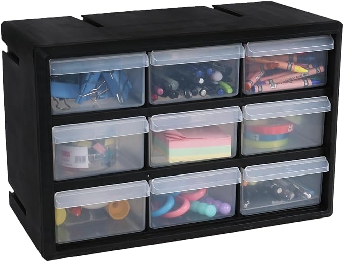 Sadstory 9-Drawer Plastic Drawer Storage Cabinet by Sadstory