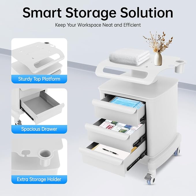 3 Tiers Beauty Storage Cart - Image 4