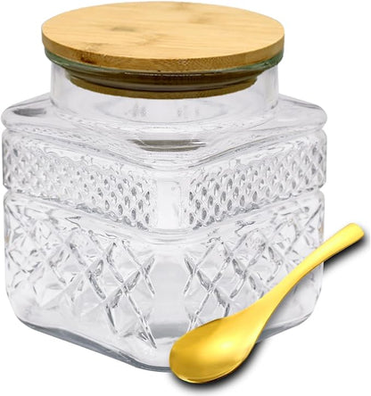 Viovian Decorative Glass Jar by Viovian