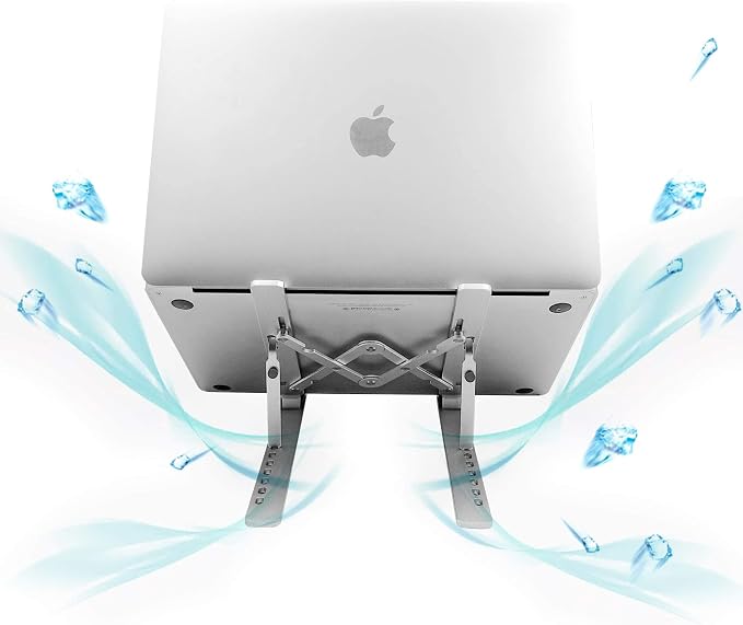 Laptop Stand, Adjustable Aluminum Foldable Portable Holder, Upgrade Whole - Image 7