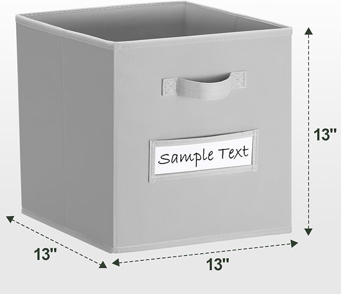 13x13 storage cube bins Foldable Fabric storage cubes - Image 2