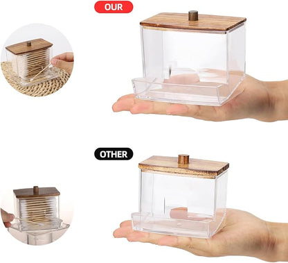 Tbestmax 10oz Qtip Holder Dispenser - Image 2