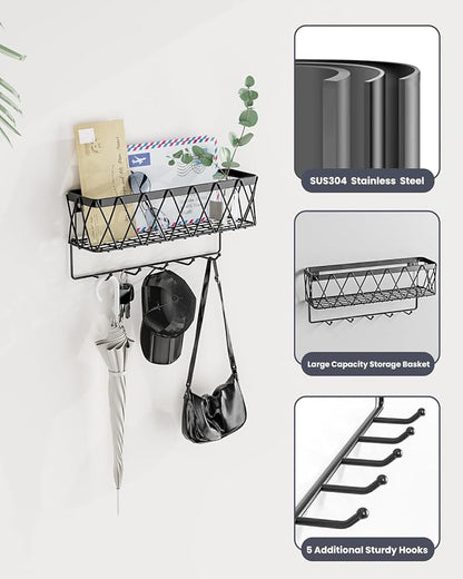Key Holder Wall Mount Adhesive- Key and Mail Holder - Image 4