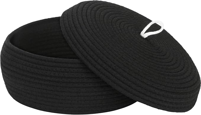 Sea Team Round Cotton Rope Storage Basket by SeaTeam