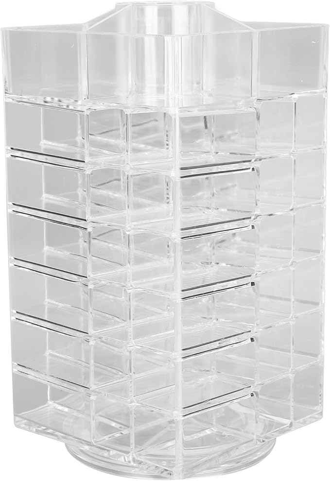 Lipstick Organizer, Lip Gloss Organizer 360 Degree Rotating Display Cosmetic - Image 6