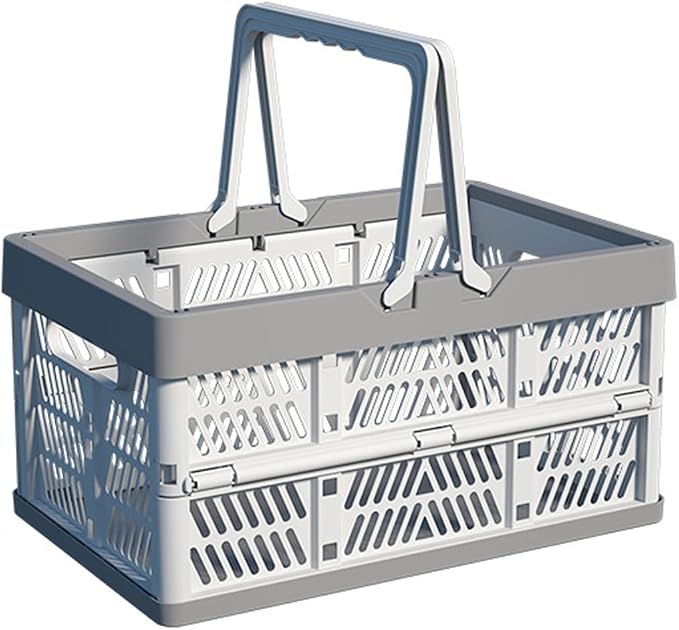 20L Plastic Collapsible Storage Crate by VIGAER