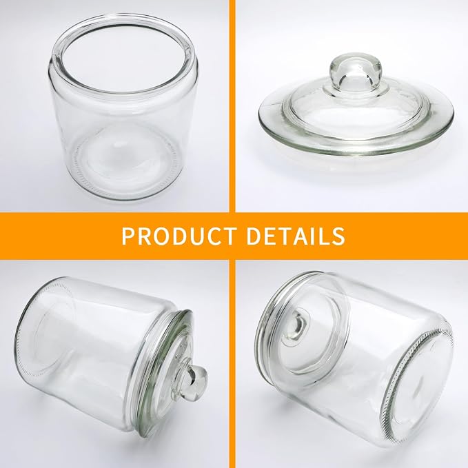 Maredash 1 Gallon Glass Canister, Cookie Jar & Candy Jar - Image 3