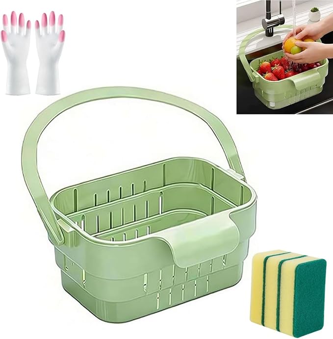 Foldable Hanging Sink Drain, No-Drill Hanging Drain Rack by Unknown