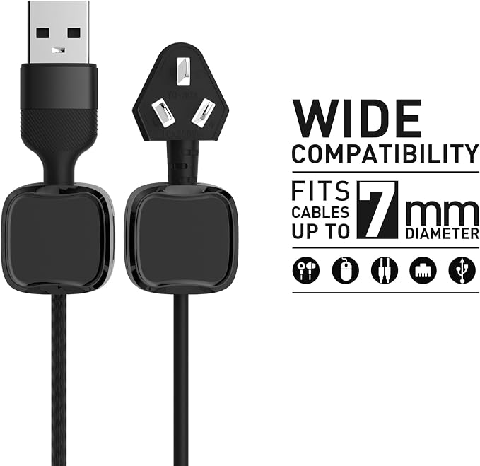 12 Pack Cable Clips, Cord Organizer, Cord Holder - Image 6