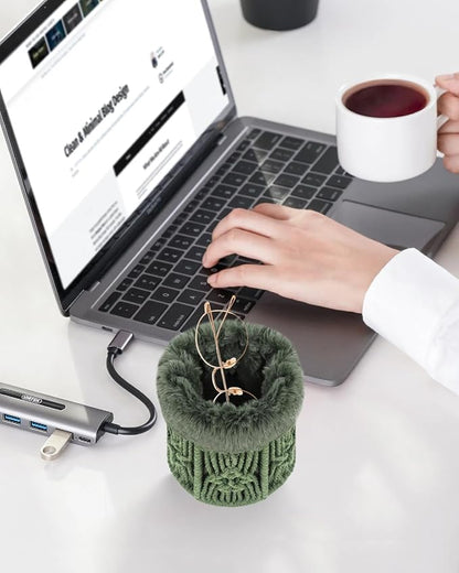 Glasses Holder, Anti-scratch Plush Lined Eyeglass Holder Stand - Image 3