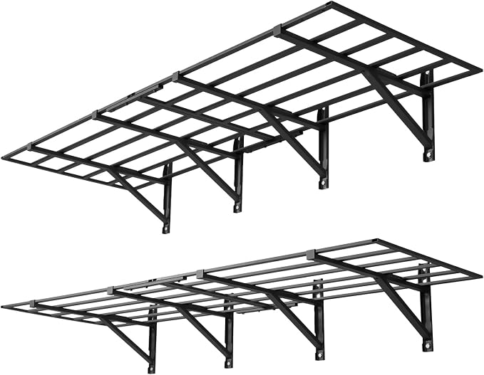 VEVOR 2-Pack Heavy Duty Garage Wall Shelving, 2 x 6 ft Steel Wall Mounted by VEVOR