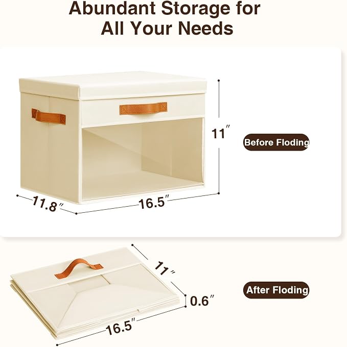 Homsorout Large Storage Bins - Image 3