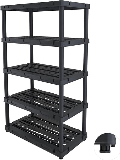 Plastic Storage Shelves, Plastic Heavy Duty Shelves 16.93" D x 35.43" W x by Unknown