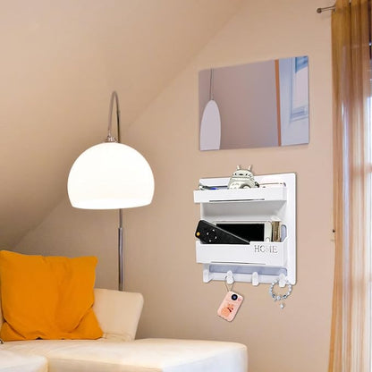 Bedside Shelf Accessories Organizer, Wall Mount Self Stick On, Cute Room Decor - Image 6