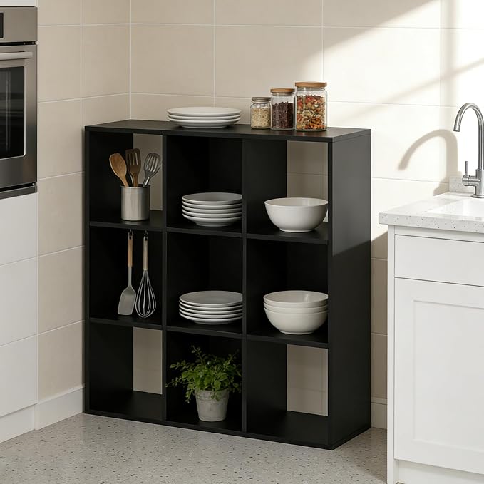9 Cube Storage Organizer, Reversible Bookcase Shelf, Open Cube Bookshelf - Image 6