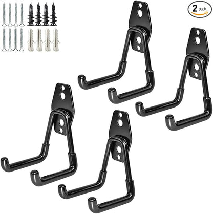 GeeWatom Garage Storage Utility Hooks，Garage Garden Tool Organizer，Steel Wall by GeeWatom