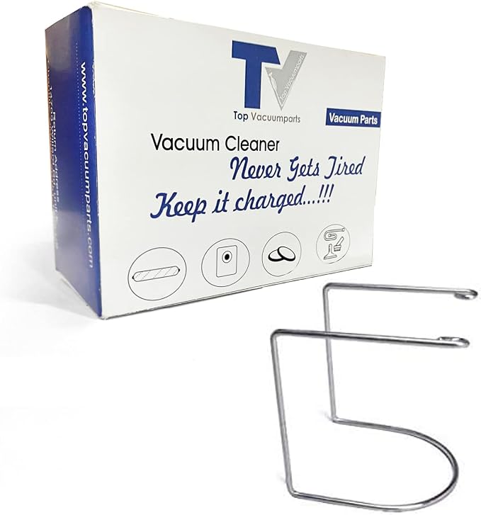 Replacement For Central Vac Hose Hanger, Wire hanger for mounting by TOP+VACUUM+PARTS