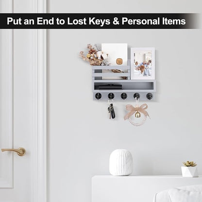 Key and Mail Holder Wall Mount, Key Hanger - Image 3