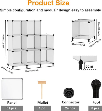 AWTATOS 8 Cube Storage Organizer, Closet Organizer Storage Shelf | DIY - Image 3