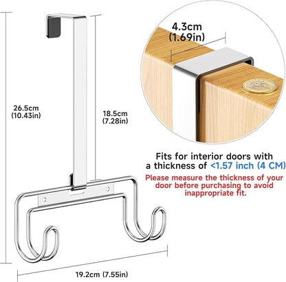 Ironing Board Holder Wall Mount/Over The Door Ironing Board Hanger, Laundry - Image 4