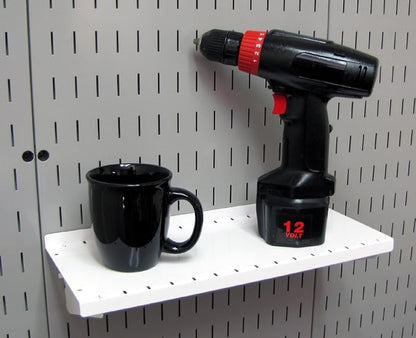 Wall Control Shelf 6in Deep Pegboard Shelf Assembly Pegboard and Slotted Tool - Image 2