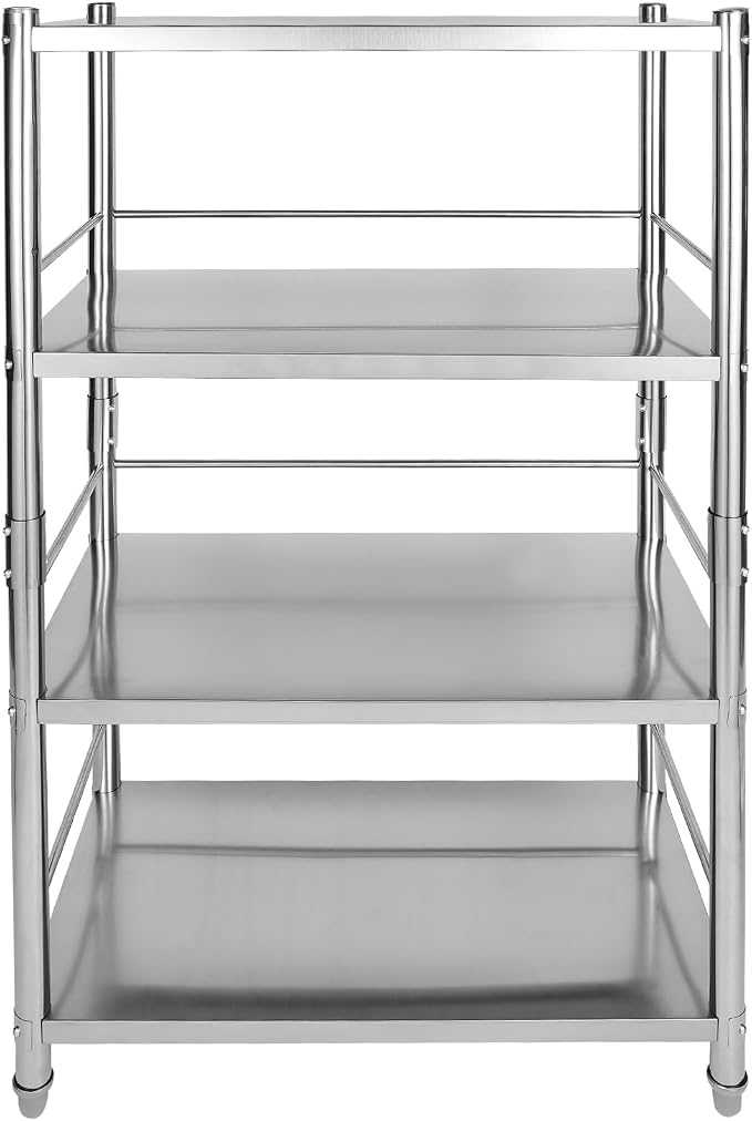Storage Shelves, 4-Tier Wire Storage Shelves - Image 6