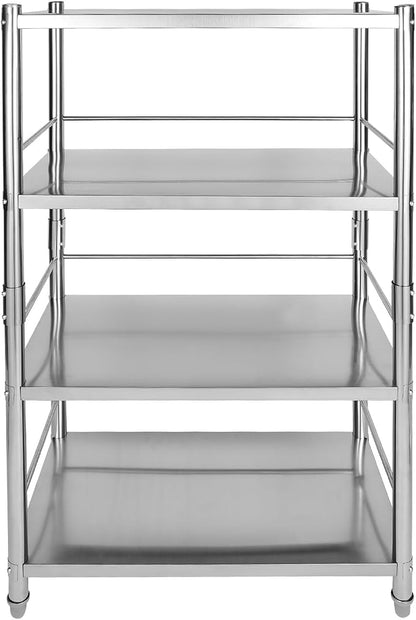 Storage Shelves, 4-Tier Wire Storage Shelves - Image 6