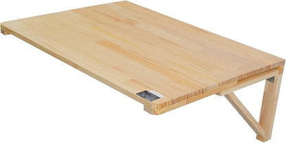 VEVOR Wall-Mounted Folding Table, 31.5 x 23.62 inch, Wooden Drop Leaf Floating - Image 11