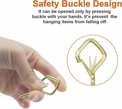 10 PCS Eye Screw Hooks for Hanging Heavy Duty - Image 4