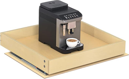 WelFurGeer Heavy-Duty Plywood Pull-Out Cabinet Drawers, Smooth Slide-Out Shelves by WelFurGeer