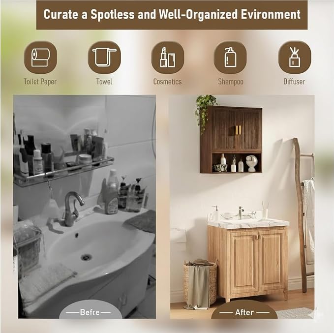 Bathroom Storage Cabinet, Medicine Cabinet - Image 5