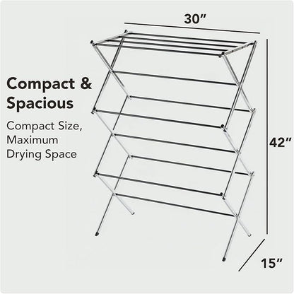 Displays By Jack Portable Collapsible Clothing Dryer Rack, Foldable Drying Rack - Image 7