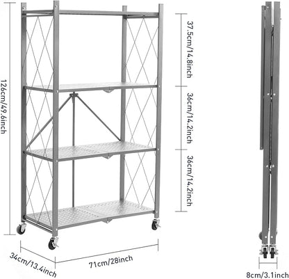BRIAN & DANY 4-Tier Foldable Storage Shelves - Image 3