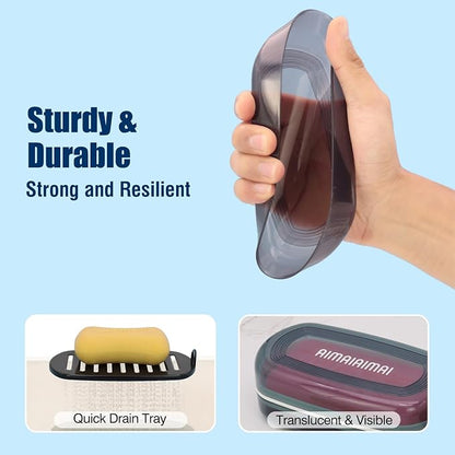 Shampoo Bar Holder Travel Case for Two Bars – Compatible - Image 7