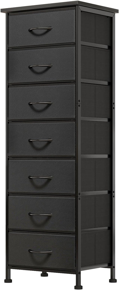 Fixwal Black Tall Skinny Dresser by Fixwal