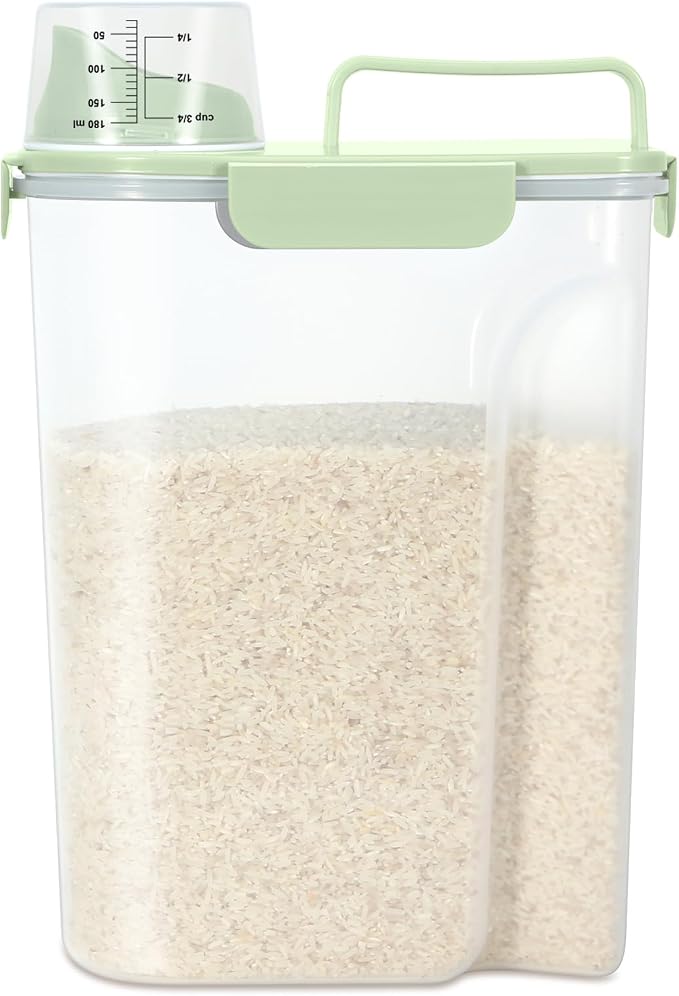 TBMax Airtight Rice Container 10 Lbs, Cereal Dispenser, Pet Cat Dog Food by TBMax