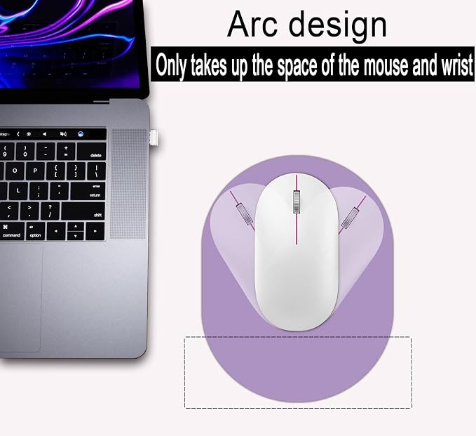 Small Mouse pad, Waterproof Non-Slip Rubber Bottom, Suitable - Image 2