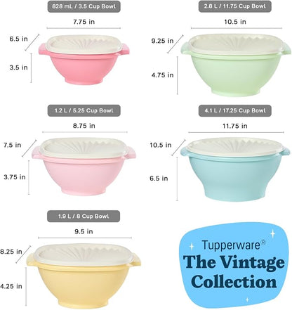 Tupperware Heritage Collection 36 Piece Food Storage Container Set in Vintage - Image 4