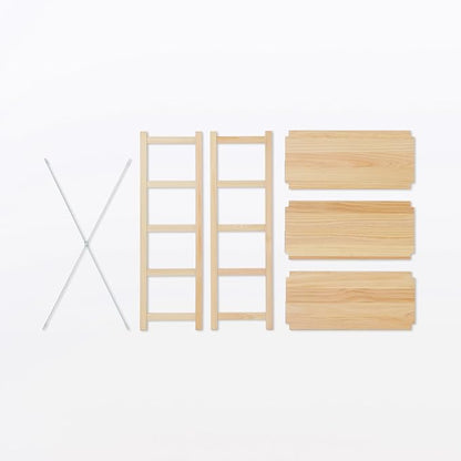 無印良品 MUJI 61182407 Pine Wood Shelf Unit, : 22.8 x 10.2 x 32.7 inches (58 x 2 - Image 9