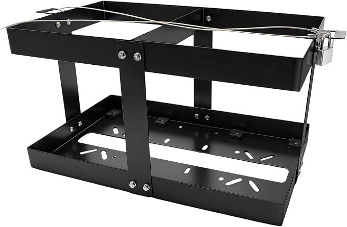 Upgrade Fuel Jug Holder, Fits Two 5 Gallon | Gas Can Holder by XSKLBZA