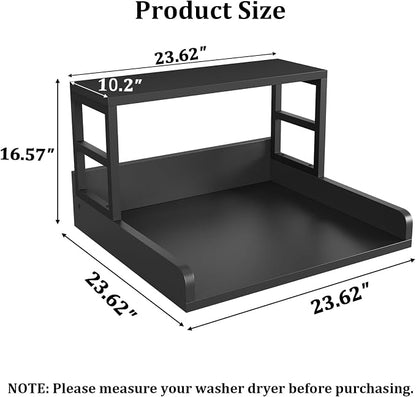 Washer Dryer Countertop with Shelf, 23.62″D x 23.62″W x 16.57″H, Countertop - Image 2