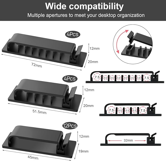Cable Management Clips - Image 2