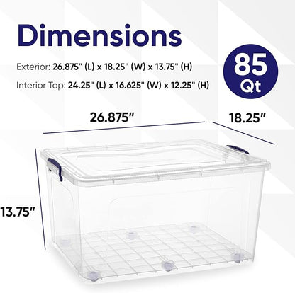 Superio Clear Storage Boxes - Image 2
