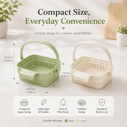 Foldable Hanging Kitchen Sink Drain Basket, 2027 New Faucet Hanging Strainer - Image 7