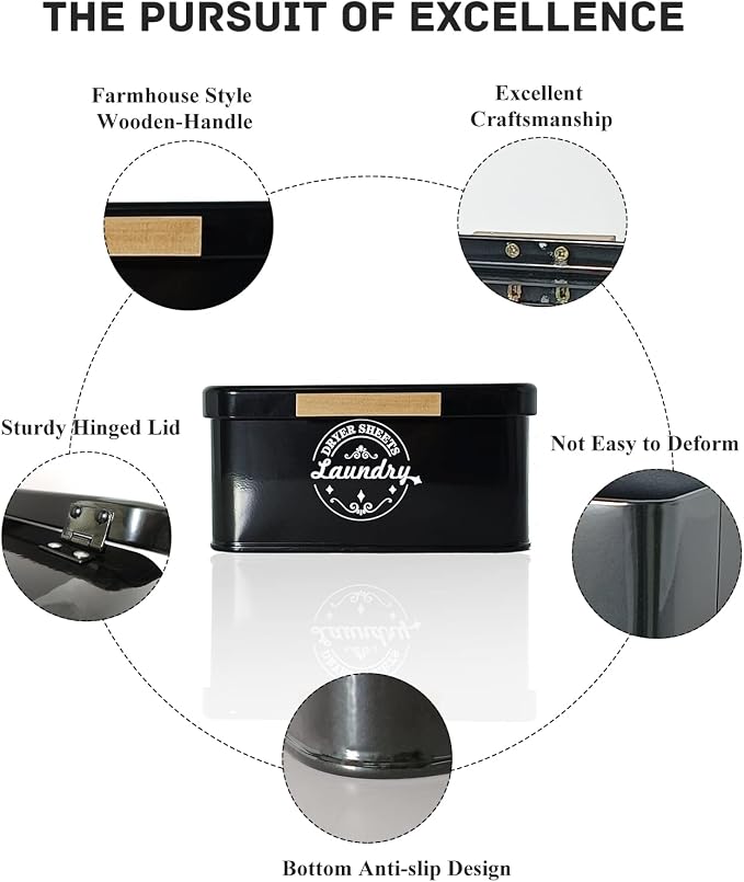 SACREDAY Dryer Sheet Holder Container - Image 5