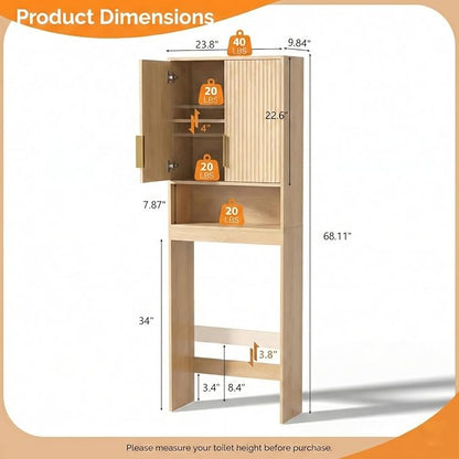 VINGLI Over The Toilet Storage Cabinet - Image 2