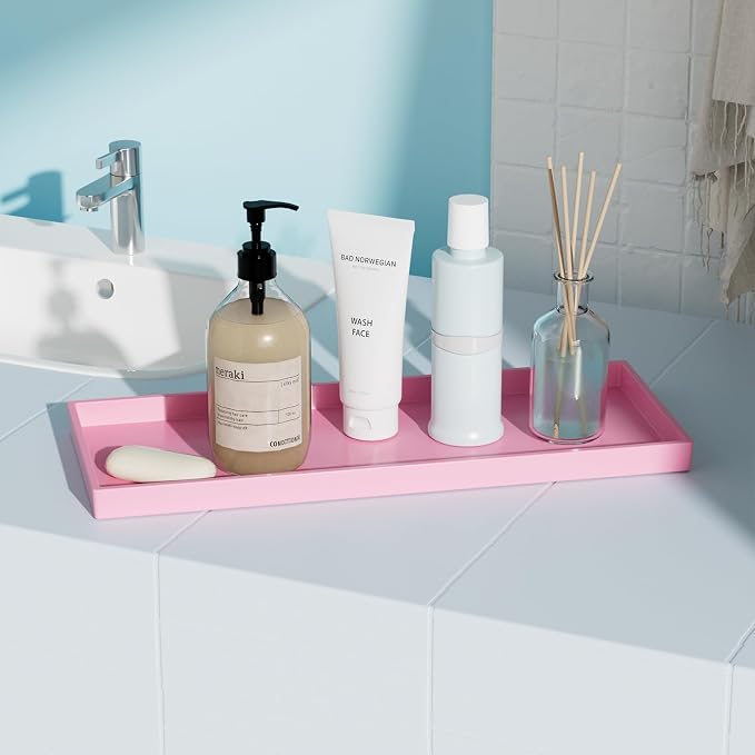 Vanity and Bathroom Tray, Waterproof Vanity Tray - Image 3