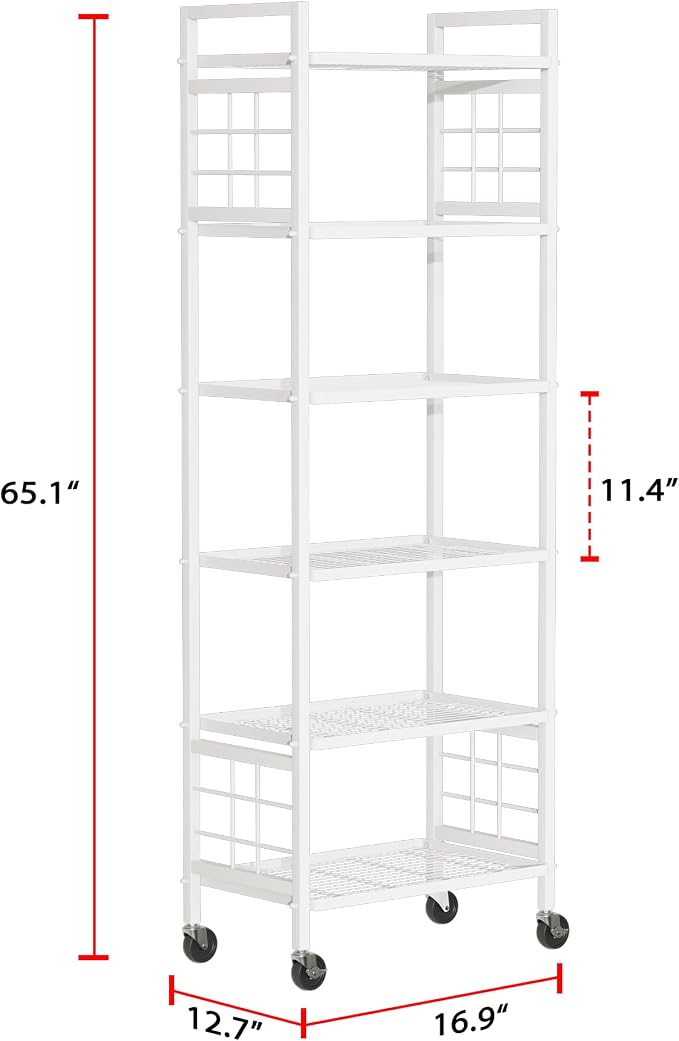 GIOTORENT 6-Wire Standing Storage Shelf - Image 3